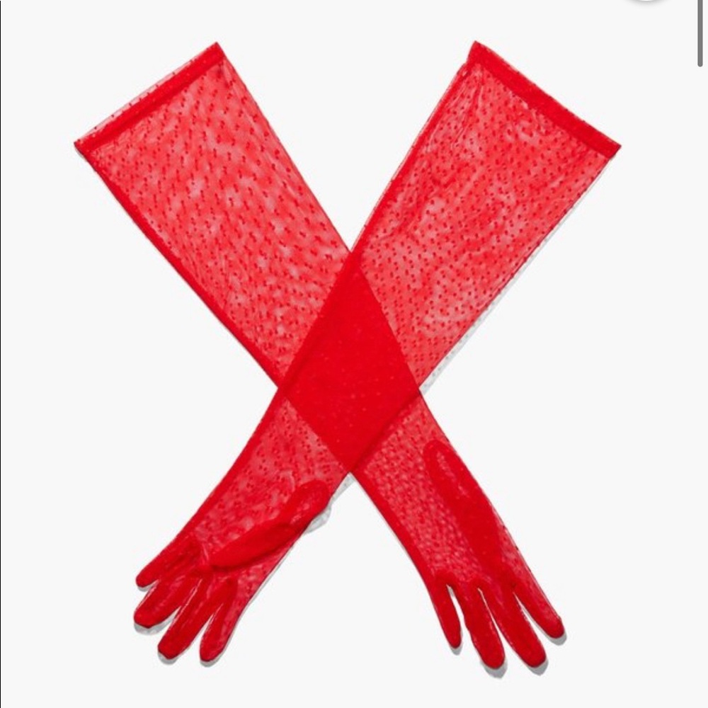 savage x fenty candy hearts mesh gloves